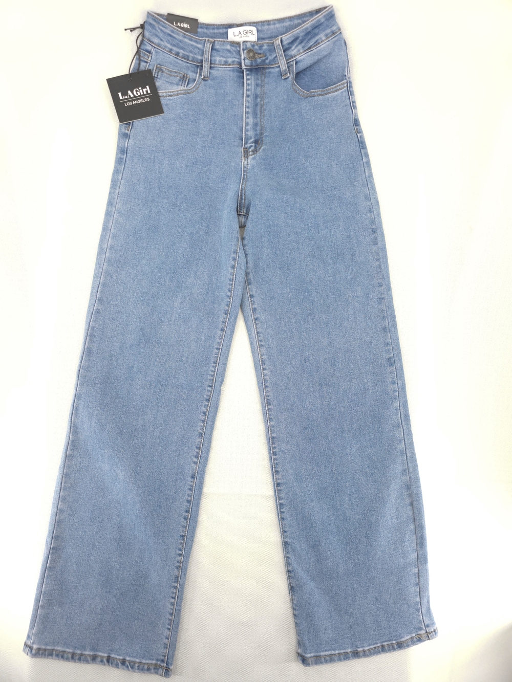 High Waisted Wide Leg Jeans NWT - NO DISTRESSING & FINISHED HEMS